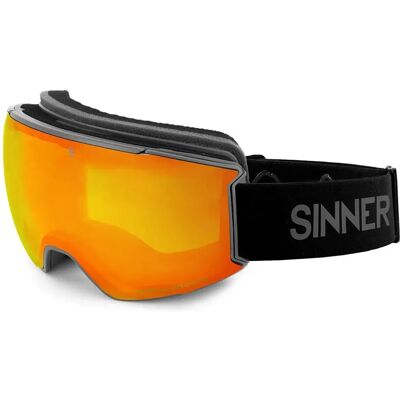 Sinner Masque De Ski Boreas Matte Dark Grey Double Orng Sintrast+Blue Sintrast Toric/CAT1-3 Homme,Femme - Publicité Sinner Masque De Ski Boreas Matte Dark Grey Double Orng Sintrast+Blue Sintrast Toric/CAT1-3 Homme,Femme - Publicité