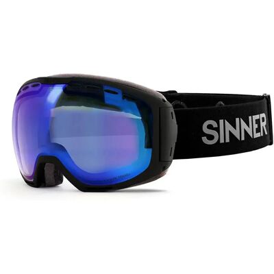 Sinner Masque De Ski Mohawk Trans+ Matte Black Double Trans+ Clear To Smoke Full Blue Revo/CAT1-3 Homme,Femme - Publicité Sinner Masque De Ski Mohawk Trans+ Matte Black Double Trans+ Clear To Smoke Full Blue Revo/CAT1-3 Homme,Femme - Publicité