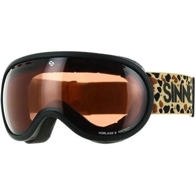 Sinner Masque De Ski Vorlage S Matte Black Double Orange Sintec Vent/CAT2 Homme,Femme - Publicité Sinner Masque De Ski Vorlage S Matte Black Double Orange Sintec Vent/CAT2 Homme,Femme - Publicité