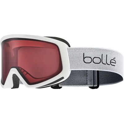 Bolle Masque De Ski Bedrock Matt White Vermillon/CAT2 - Publicité Bolle Masque De Ski Bedrock Matt White Vermillon/CAT2 - Publicité