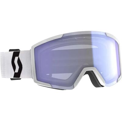 Lunettes de Ski Blanches Scott - Lentille Cylindrique - Visibilité Maximale - Publicité Lunettes de Ski Blanches Scott - Lentille Cylindrique - Visibilité Maximale - Publicité