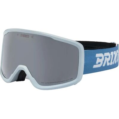Briko Masque De Ski Chill Blue Polo Pink Silver Mirror/CAT2 Homme,Femme - Publicité Briko Masque De Ski Chill Blue Polo Pink Silver Mirror/CAT2 Homme,Femme - Publicité