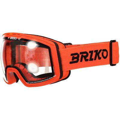 Briko Masque De Ski Kili 7.6 Photo Orange Photocromatic Clear/CAT1-3 Homme,Femme - Publicité Briko Masque De Ski Kili 7.6 Photo Orange Photocromatic Clear/CAT1-3 Homme,Femme - Publicité
