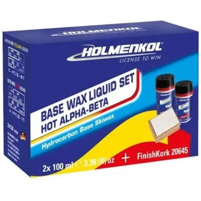 Holmenkol Basic Liquid Set Hot 2x 100ml - kit de cires pour skis - Publicité Holmenkol Basic Liquid Set Hot 2x 100ml - kit de cires pour skis - Publicité