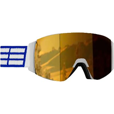 Salice Masque De Ski 105 White / Blue 01 DACRX P/CAT2-4 Homme,Femme - Publicité Salice Masque De Ski 105 White / Blue 01 DACRX P/CAT2-4 Homme,Femme - Publicité