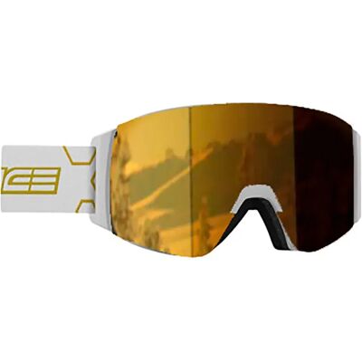 Salice Masque De Ski 105 White / Gold 01 Double Photochromic Chromolex Polarized Antifog/CAT2-4 Homme,Femme - Publicité Salice Masque De Ski 105 White / Gold 01 Double Photochromic Chromolex Polarized Antifog/CAT2-4 Homme,Femme - Publicité