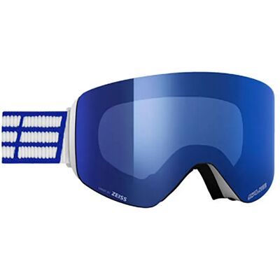 Salice Masque De Ski 109 White / Blue Darw Blue/CAT3 Homme,Femme - Publicité Salice Masque De Ski 109 White / Blue Darw Blue/CAT3 Homme,Femme - Publicité