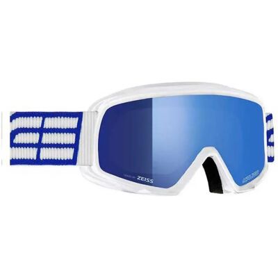 Salice Masque De Ski 608 White / Blue 01 CRX Polarflex Brown Photochromic/CAT2-3 Homme,Femme - Publicité Salice Masque De Ski 608 White / Blue 01 CRX Polarflex Brown Photochromic/CAT2-3 Homme,Femme - Publicité