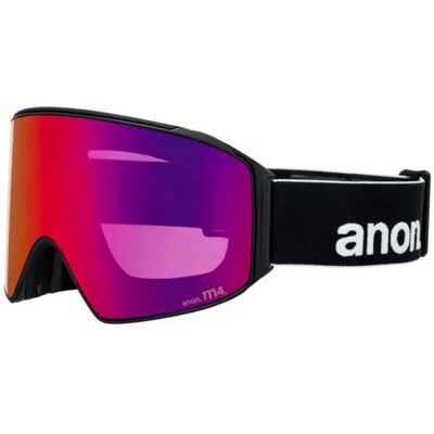 Anon Masque De Ski M4 Cylindrical+bonus Lens+mfi Face Mask Low Bridge Black Perceive Sunny Red/CAT3 Homme,Femme - Publicité Anon Masque De Ski M4 Cylindrical+bonus Lens+mfi Face Mask Low Bridge Black Perceive Sunny Red/CAT3 Homme,Femme - Publicité