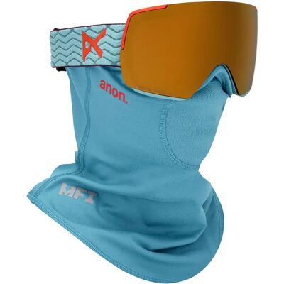 Anon Masque De Ski M5s+bonus Lens+mfi Face Mask Retro Blue Perceive Sunny Bronze/CAT3 Homme,Femme - Publicité Anon Masque De Ski M5s+bonus Lens+mfi Face Mask Retro Blue Perceive Sunny Bronze/CAT3 Homme,Femme - Publicité