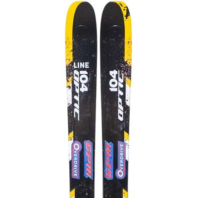 Line Skis Alpins Optic 104 185 Homme,Femme - Publicité Line Skis Alpins Optic 104 185 Homme,Femme - Publicité