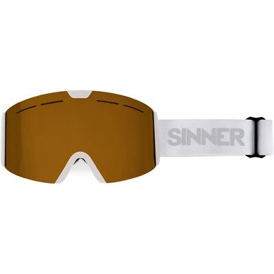 Sinner Masque De Ski Arc White / Grey CAT2 Homme,Femme - Publicité Sinner Masque De Ski Arc White / Grey CAT2 Homme,Femme - Publicité