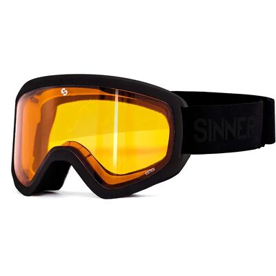 Sinner Masque De Ski Estes Black / Orange CAT2 Homme,Femme - Publicité Sinner Masque De Ski Estes Black / Orange CAT2 Homme,Femme - Publicité