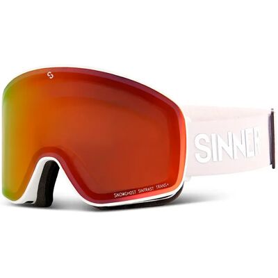 Sinner Masque De Ski Snowghost White Trans-Sintrast/CAT1-3 Homme,Femme - Publicité Sinner Masque De Ski Snowghost White Trans-Sintrast/CAT1-3 Homme,Femme - Publicité