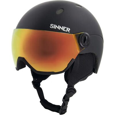 Sinner Casque Titan Visor Black / Red S unisex - Publicité Sinner Casque Titan Visor Black / Red S unisex - Publicité
