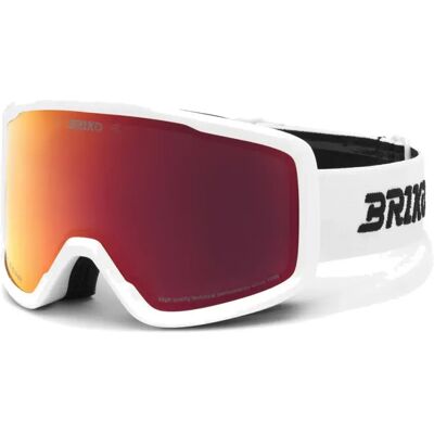 Briko Masque De Ski Chill White Red Mirror/CAT2 Homme,Femme - Publicité Briko Masque De Ski Chill White Red Mirror/CAT2 Homme,Femme - Publicité
