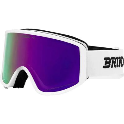 Briko Masque De Ski Pulse River Gray Yellow Silver Mirror/CAT2 Homme,Femme - Publicité Briko Masque De Ski Pulse River Gray Yellow Silver Mirror/CAT2 Homme,Femme - Publicité