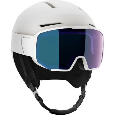 Salomon Casque Avec Visière Osmo Pro Sigma Photo White 53-56 cm unisex - Publicité Salomon Casque Avec Visière Osmo Pro Sigma Photo White 53-56 cm unisex - Publicité