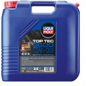 LIQUI MOLY Top Tec 4600 5W-30 - 20 l - Publicité LIQUI MOLY Top Tec 4600 5W-30 - 20 l - Publicité