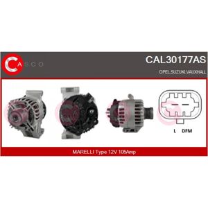 Casco 8058642155956 Générateur - Alternateur - Publicité Casco 8058642155956 Générateur - Alternateur - Publicité