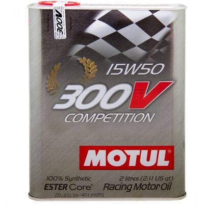 Motul 300V Compétition ESTER Core Techn. 15W-50 - Huile moteur - Publicité Motul 300V Compétition ESTER Core Techn. 15W-50 - Huile moteur - Publicité