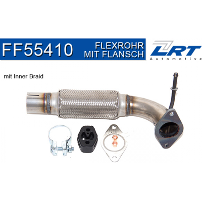 Tuyau d'échappement LRT FF55410 - Avant pour Ford Fiesta, Fusion, Mazda 2 - Publicité Tuyau d'échappement LRT FF55410 - Avant pour Ford Fiesta, Fusion, Mazda 2 - Publicité