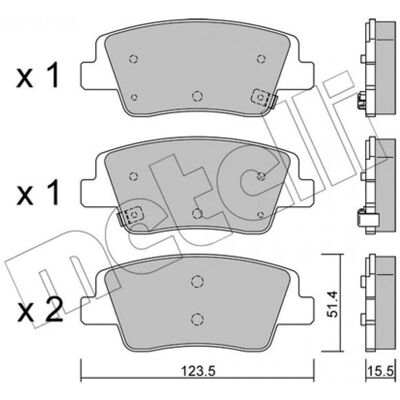 METELLI 22-1360-0 Kit de plaquettes de frein - Disque, Indicateur d'usure, Hyundai, Kia - Publicité METELLI 22-1360-0 Kit de plaquettes de frein - Disque, Indicateur d'usure, Hyundai, Kia - Publicité