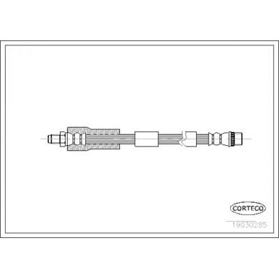 Flexible de Frein Corteco 19030285 - Avant/Arrière Citroën C4 Peugeot 307 - Publicité Flexible de Frein Corteco 19030285 - Avant/Arrière Citroën C4 Peugeot 307 - Publicité