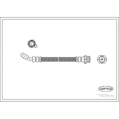 Corteco 19035051 Flexible de frein pour Nissan Micra - Publicité Corteco 19035051 Flexible de frein pour Nissan Micra - Publicité