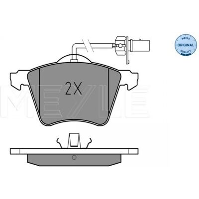 MEYLE 025 210 3419/W Plaquettes de frein - Axe avant VW Transporter - Publicité MEYLE 025 210 3419/W Plaquettes de frein - Axe avant VW Transporter - Publicité