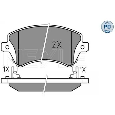 MEYLE 025 237 6617/PD - Plaquettes de frein pour Toyota Corolla, Avant, Premium - Publicité MEYLE 025 237 6617/PD - Plaquettes de frein pour Toyota Corolla, Avant, Premium - Publicité