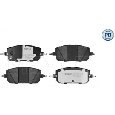 Kit de Plaquettes de Frein Mazda MEYLE - 025 265 0616/PD - Publicité Kit de Plaquettes de Frein Mazda MEYLE - 025 265 0616/PD - Publicité
