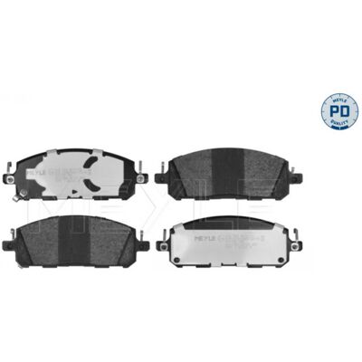 MEYLE 025 268 4017/PD Plaquette de frein - OE D10605MT0B, Convient Nissan et Renault - Publicité MEYLE 025 268 4017/PD Plaquette de frein - OE D10605MT0B, Convient Nissan et Renault - Publicité