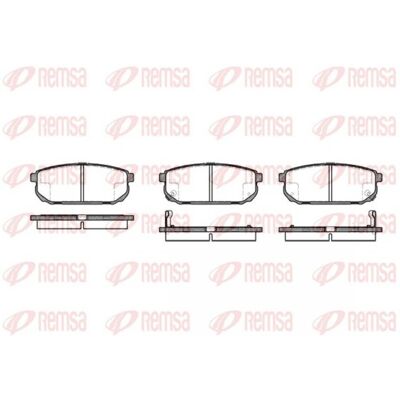 REMSA 1042.02 Kit de Plaquettes de Frein Kia Sorrento - Essieu Arrière - Publicité REMSA 1042.02 Kit de Plaquettes de Frein Kia Sorrento - Essieu Arrière - Publicité