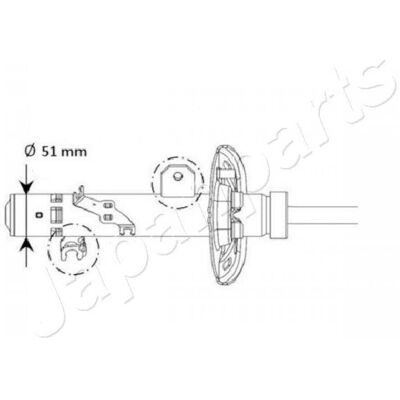 JAPANPARTS MM-01131 Kit Amortisseur - Suspension - Publicité JAPANPARTS MM-01131 Kit Amortisseur - Suspension - Publicité