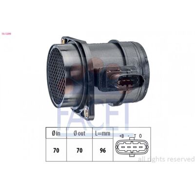 FACET 10.1299 Débitmètre d'air - Mass Air Flow Sensor - Publicité FACET 10.1299 Débitmètre d'air - Mass Air Flow Sensor - Publicité