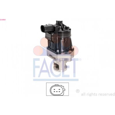 FACET 23.0063 - Soupape EGR pour Fiat, Alfa Romeo, Saab - Réduit les émissions d'azote - Publicité FACET 23.0063 - Soupape EGR pour Fiat, Alfa Romeo, Saab - Réduit les émissions d'azote - Publicité