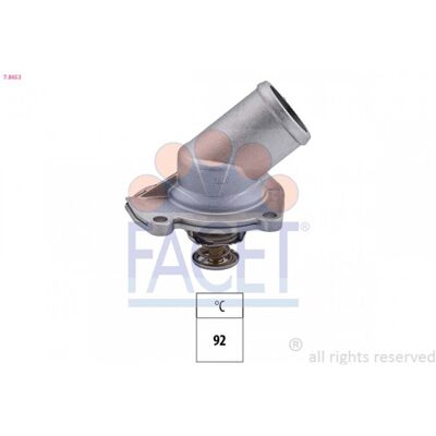 FACET 7.8653 Thermostat - Équivalent OE - Italie - 92°C - Opel/Vauxhall - Publicité FACET 7.8653 Thermostat - Équivalent OE - Italie - 92°C - Opel/Vauxhall - Publicité