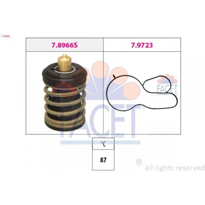 FACET 87 Thermostat d'eau - Pour Audi, Volkswagen, Skoda - Publicité FACET 87 Thermostat d'eau - Pour Audi, Volkswagen, Skoda - Publicité