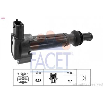 FACET 9.6520 Bobine d'allumage - Bobine d'allumage - Publicité FACET 9.6520 Bobine d'allumage - Bobine d'allumage - Publicité