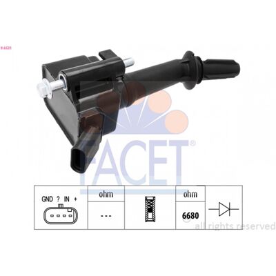 FACET 9.6531 Bobine d'allumage - Bobine d'allumage pour Opel Mokka, Corsa E, Adam - Publicité FACET 9.6531 Bobine d'allumage - Bobine d'allumage pour Opel Mokka, Corsa E, Adam - Publicité