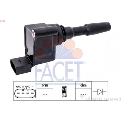 FACET 9.6535 Bobine d'allumage - Bobine d'allumage - Publicité FACET 9.6535 Bobine d'allumage - Bobine d'allumage - Publicité