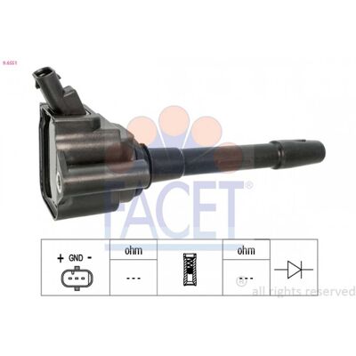 FACET 96551 Bobine d'allumage - Bobine d'allumage - Publicité FACET 96551 Bobine d'allumage - Bobine d'allumage - Publicité