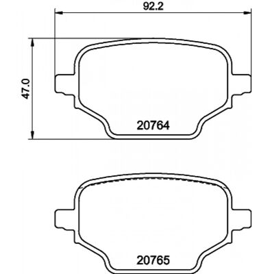 Plaquettes de frein Hella Pagid - Kit pour Citroën, Fiat, Opel - Publicité Plaquettes de frein Hella Pagid - Kit pour Citroën, Fiat, Opel - Publicité