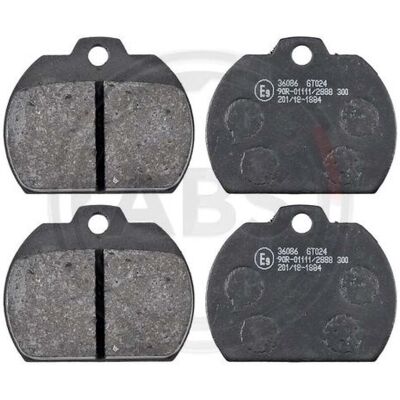 A.B.S. 36086 Kit de plaquettes de frein pour VW Kaefer - Frein à disque - Publicité A.B.S. 36086 Kit de plaquettes de frein pour VW Kaefer - Frein à disque - Publicité