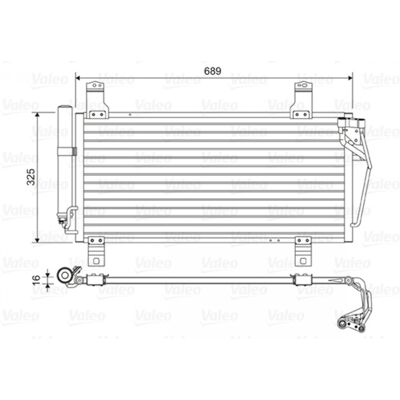 VALEO 814456 Condenseur en Aluminium avec Déshydrateur - Climatisation Voiture - Publicité VALEO 814456 Condenseur en Aluminium avec Déshydrateur - Climatisation Voiture - Publicité
