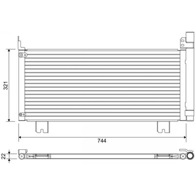 Condenseur de Clim VALEO 822651 en Aluminium - Pour Lexus 88460-48150 - Publicité Condenseur de Clim VALEO 822651 en Aluminium - Pour Lexus 88460-48150 - Publicité