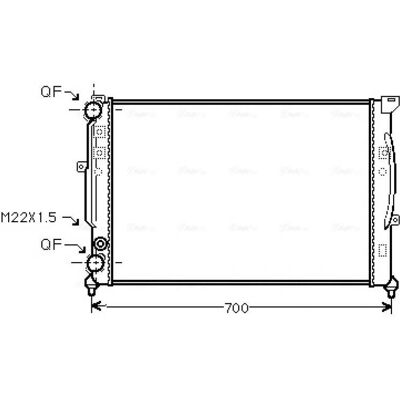 PRASCO AIA2123 Radiateur en Aluminium - Refroidissement Moteur - A6 C5, A4 B5 - Publicité PRASCO AIA2123 Radiateur en Aluminium - Refroidissement Moteur - A6 C5, A4 B5 - Publicité