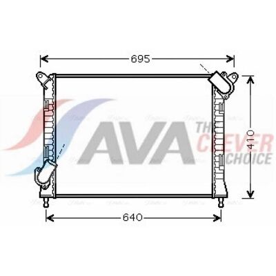 Radiateur en aluminium PRASCO BWA2307 - Système de refroidissement - Publicité Radiateur en aluminium PRASCO BWA2307 - Système de refroidissement - Publicité