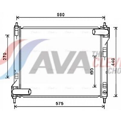 Ava Quality Cooling - DN2354 - Radiateur moteur refroidissement - Publicité Ava Quality Cooling - DN2354 - Radiateur moteur refroidissement - Publicité